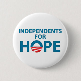 Obama 2008 - Unabhängige für Hoffnungs-Knopf 61029 Button