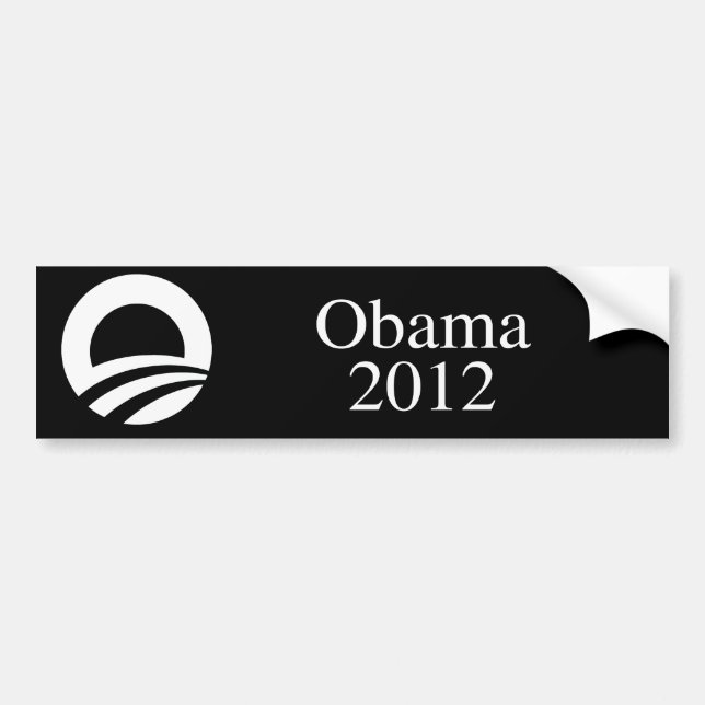OBAMA 2012 - AUTOAUFKLEBER (Vorne)