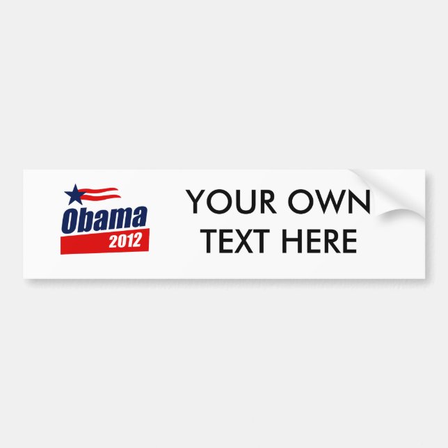 Obama 2012 autoaufkleber (Vorne)