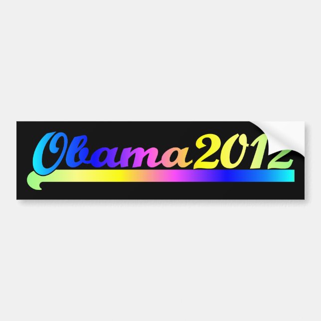 Obama 2012 autoaufkleber (Vorne)