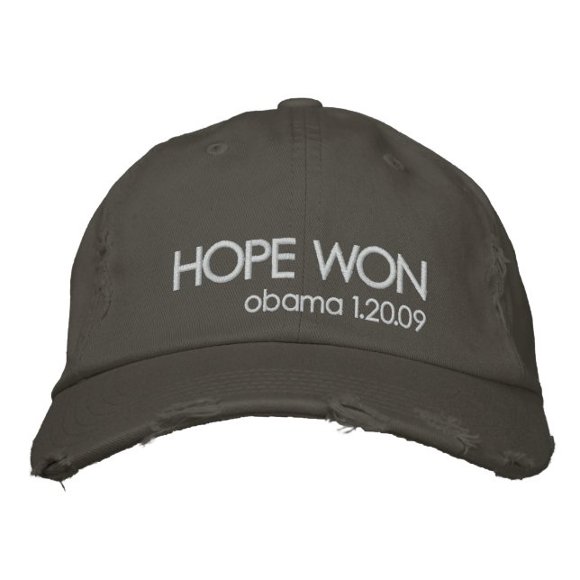 Obama 2012 bestickte baseballkappe (Vorderseite)