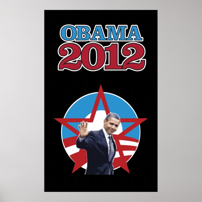 Obama 2012 Black Poster (Vorne)