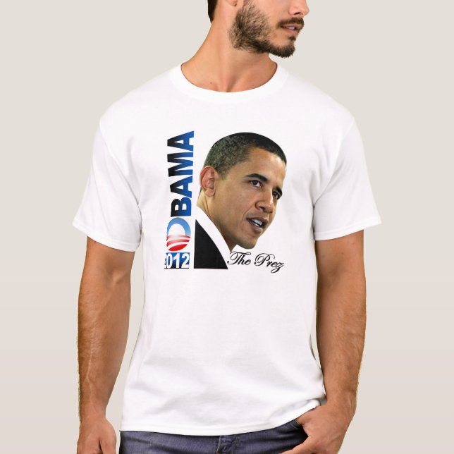 Obama 2012 - Das Prez T-Shirt (Vorderseite)