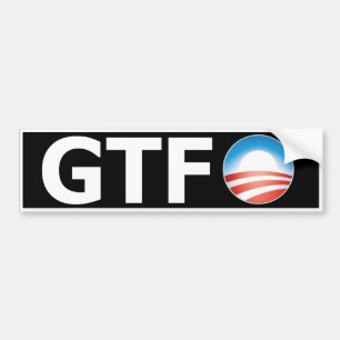 Obama 2012 GTFO Autoaufkleber