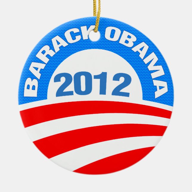 Obama 2012 keramikornament (Vorne)