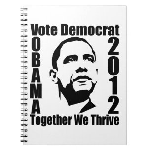 OBAMA 2012 - kundenspezifisches Notebook Notizblock