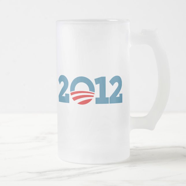 Obama 2012 mattglas bierglas (Rechts)
