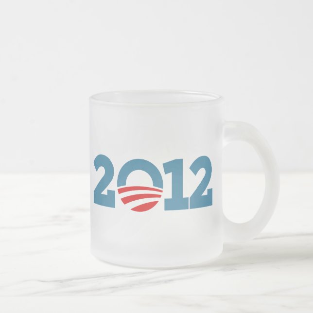 Obama 2012 mattglastasse (Rechts)