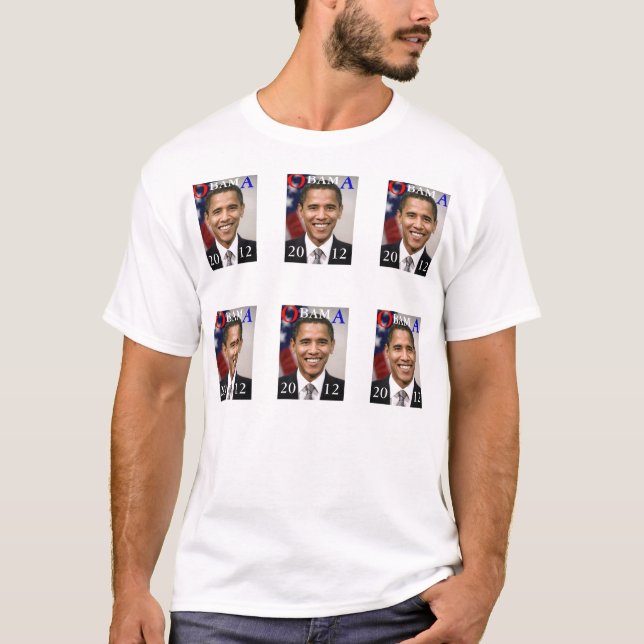 OBAMA 2012 T-Shirt (Vorderseite)