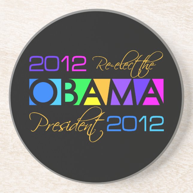 OBAMA 2012 Untersetzer (Vorne)