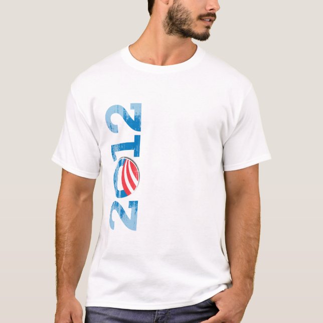 OBAMA 2012 Vintage.png T-Shirt (Vorderseite)
