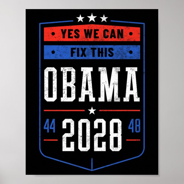 Obama 2028 44 48 Premium Poster (Vorne)