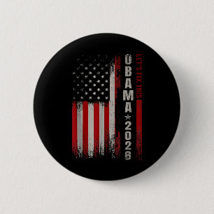 Obama 2028 für die Wahl zum Präsidenten 2028 Button
