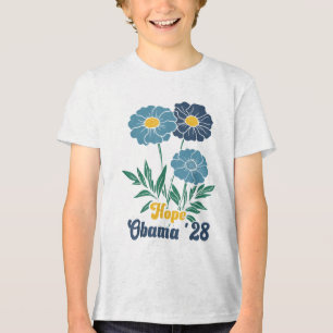 Obama 2028 Hoffnung für Präsident _1 Tri-Blend Shirt