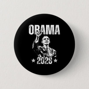 Obama 2028 Lasst uns das Obama 48. Präsident repar Button