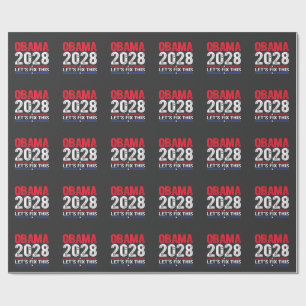 Obama 2028 Lasst uns diese Demokratiewahl USA repa Geschenkpapier