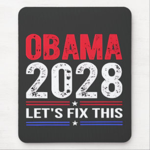 Obama 2028 Lasst uns diese Demokratiewahl USA repa Mousepad