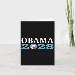Obama 2028 Shirt Obama für Präsident 2028 Karte