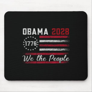Obama 2028 Shirt Obama für Präsident Mousepad