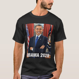Obama 2028 Shirt Wahl Obama für Präsident 2028