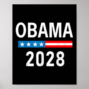 Obama 2028 Shirt Wahl Obama für Präsident 2028 Poster
