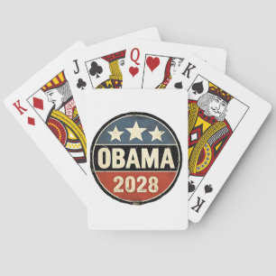 Obama 2028 US-Wahlpolitik Spielkarten