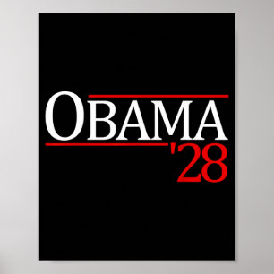 Obama '28 Obama 2028 Präsident Barack Obama 20 Poster