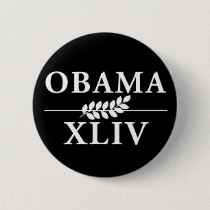 Obama 44 button