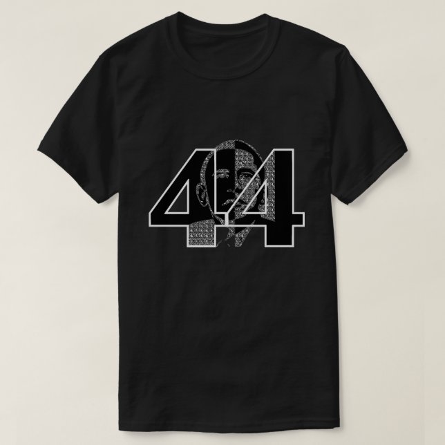Obama 44. Präsident T - Shirt (Design vorne)