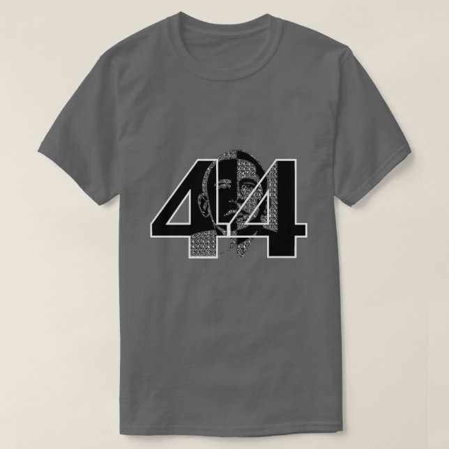 Obama 44. Präsident T - Shirt (Design vorne)