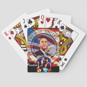 Obama, 45. Präsident der Vereinigten Staaten_ Spielkarten