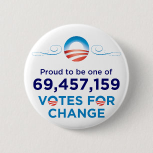 Obama: 69.457.159 Stimmen für Änderung Button