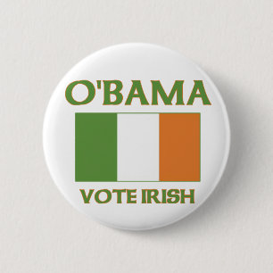 Obama-Abstimmung Irenknopf Button
