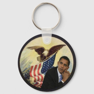 Obama-Adler-Flaggen-Schlüsselanhänger Schlüsselanhänger