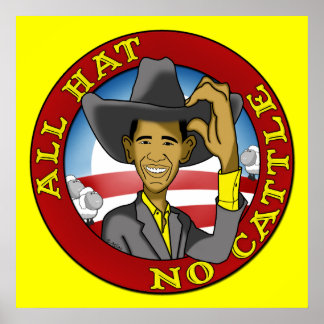 Obama alle keine Rinder Poster