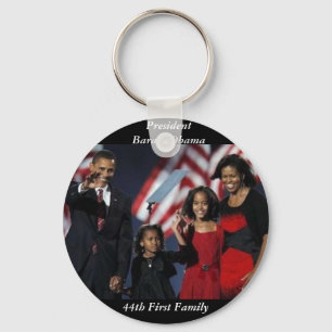 Obama-Andenken-runder Schlüsselanhänger