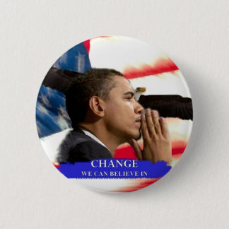 Obama-Änderung Button