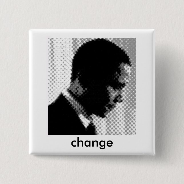 Obama, Änderung Button (Vorderseite)