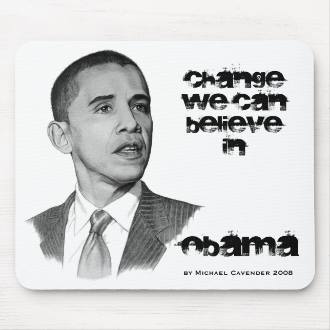 OBAMA-Änderung Mousepad (Vorne)