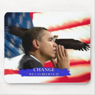 Obama-Änderung Mousepad