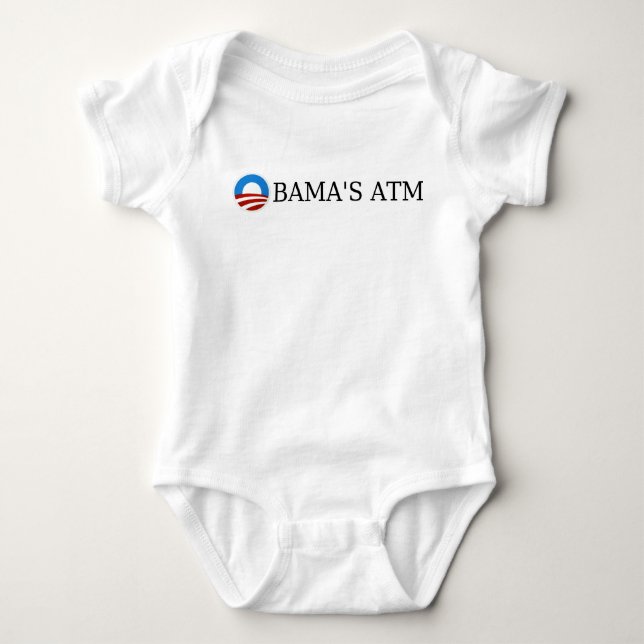 Obama ATM-Säuglings-Strampler Baby Strampler (Vorderseite)