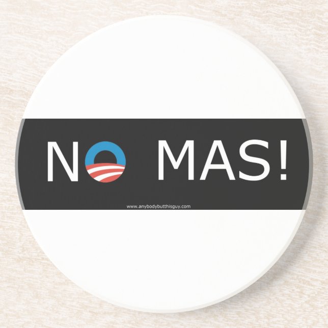 Obama aucun MAS ! Dessous de verre (Devant)
