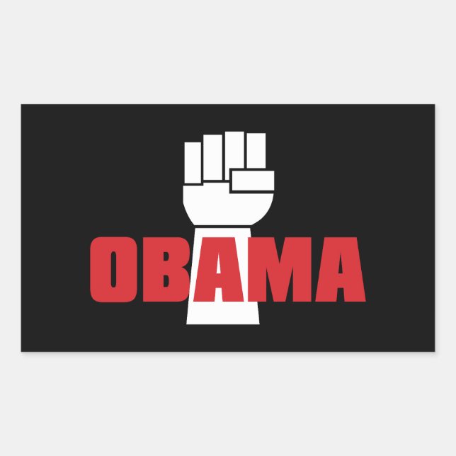 Obama! Aufkleber (Vorderseite)