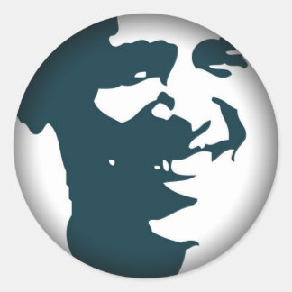 Obama-Aufkleber Runder Aufkleber