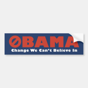 Obama-Autoaufkleber, den wir nicht glauben können Autoaufkleber