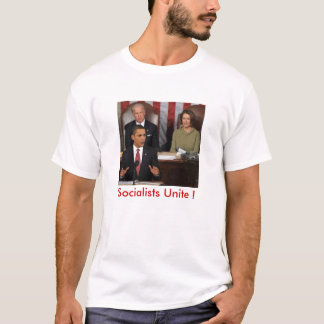 obama_beleid_207645e, Sozialisten vereinigen! T-Shirt