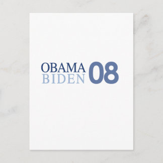 Obama Biden '08 Postkarte
