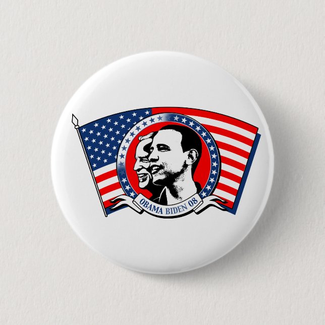 Obama Biden 2008 Button (Vorderseite)