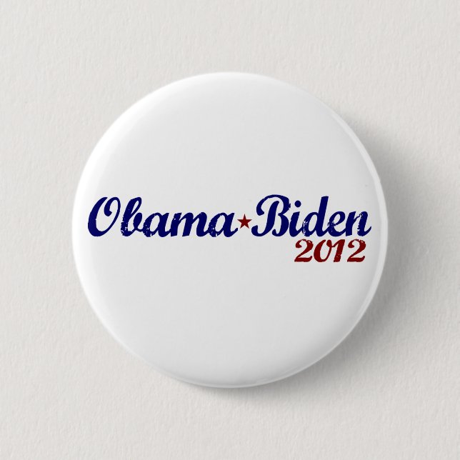 Obama Biden 2012 Button (Vorderseite)