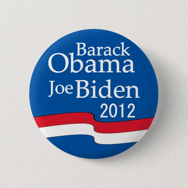 Obama - Biden 2012 Knopf Button (Vorderseite)